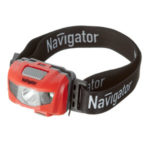 Фонарь налобный Navigator светодиодный 1 LED 3 Вт аккумуляторный Li-Pol 600 мАч пластик (140374) — изображение 2