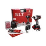 Гайковерт аккумуляторный ударный бесщеточный P.I.T. PIW20H-300B/1 20В 2Ач Li-Ion 1 АКБ и ЗУ — изображение 3