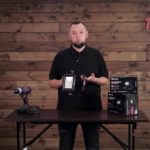 Фонарь прожектор КМ АТОМ светодиодный 100 LED 35 Вт аккумуляторный Li-Ion металл/пластик 2 режима без АКБ и ЗУ (CWL-181/35) — изображение 3